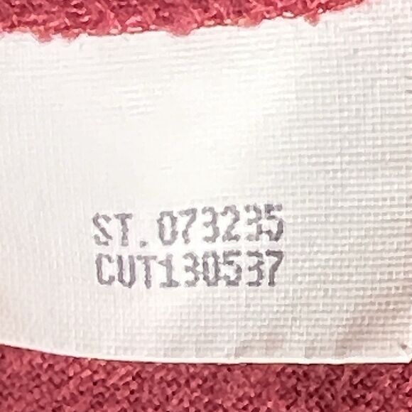 Hillard & Hanson Sz 10 Linen Blend Blazer Long-Sleeve Button-Up Pastel Red - Picture 5 of 10